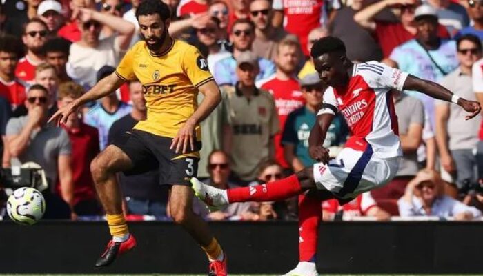 Arsenal Tampil Dominan: Havertz dan Saka Bawa Kemenangan atas Wolves