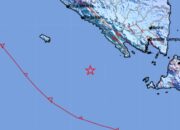 Gempa Bumi Magnitudo 5.3 Mengguncang Pesisir Barat