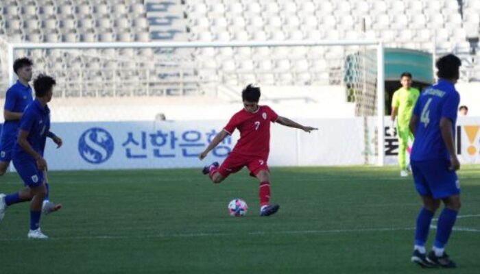 Indonesia vs Thailand u20, Tumbang 0-2 dari Thailand di Seoul Earth On Us Cup 2024