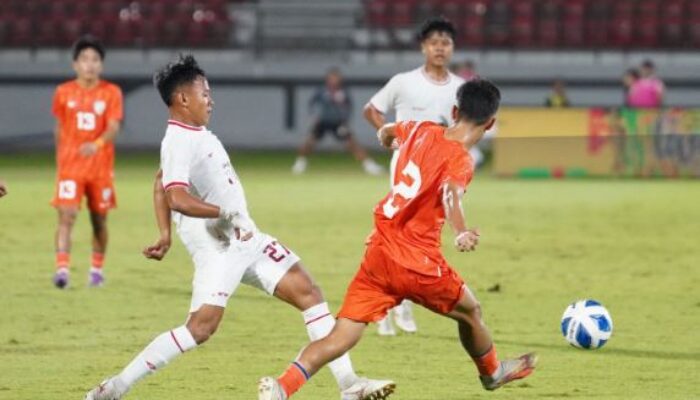 Mengejutkan Tim U-17 Indonesia Kalah dari India Pada Uji Coba Kedua