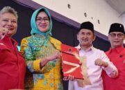 PDIP Resmi Deklarasikan Airin Rachmi Diany dan Ade Sumardi untuk Pilgub Banten 2024