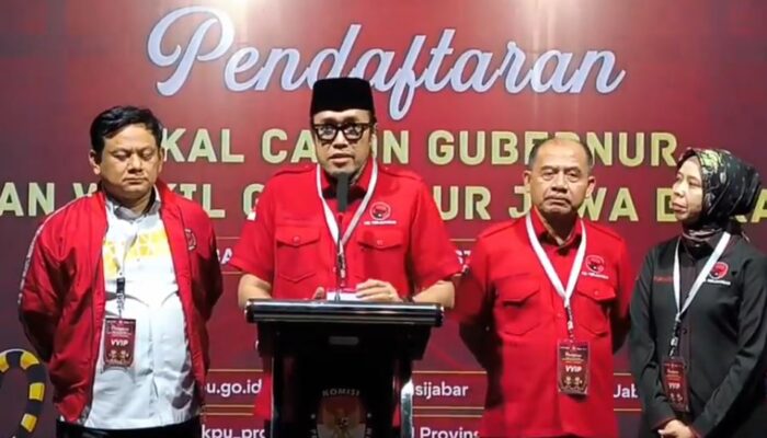 Anies Batal, PDIP Umumkan Jeje Wiradinata dan Ronal Supradja Resmi Daftar sebagai Calon Gubernur dan Wakil Gubernur Jawa Barat 2024