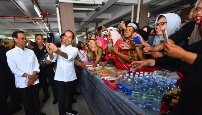 Peresmian Pasar Godean di Sleman oleh Presiden Joko Widodo