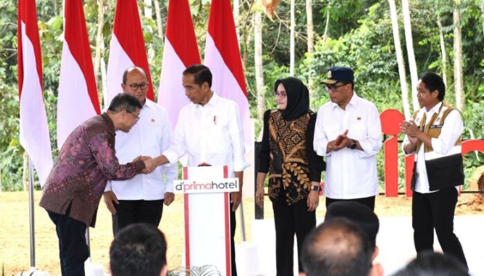 Groundbreaking D’Prima Hotel Nusantara di IKN oleh Presiden Jokowi