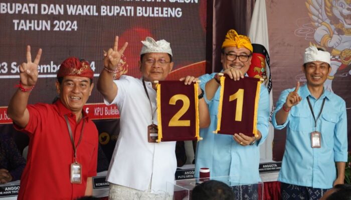 Pemilihan Bupati Buleleng 2024: Pengundian Nomor Urut Resmi Dimulai