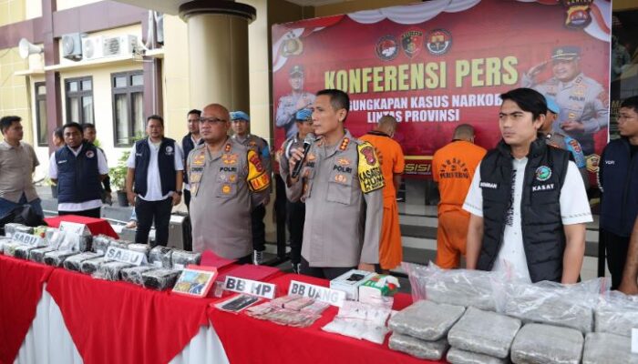 Polda Banten dan Polres Serang Ungkap Sindikat Narkoba Internasional, 24 Kg Sabu dan 39 Kg Ganja Disita