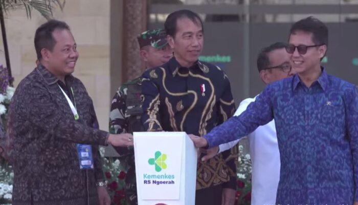 Presiden Jokowi Resmikan Gedung Kesehatan Ibu dan Anak di RS Ngoerah Bali