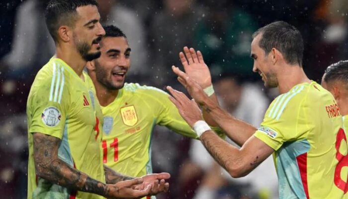 Swiss vs Spanyol 1-4, Meski Bermain dengan Sepuluh Pemain Spanyol Tetap Dominan