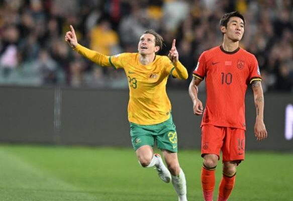 Australia vs China: Socceroos Tundukkan China PR 3-1di Kualifikasi Piala Dunia 2026