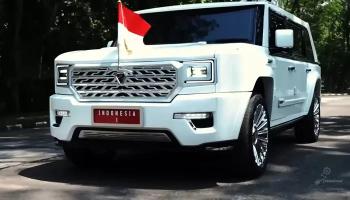 Jeroan MV3 Garuda Limousine Buatan Pindad, Mobil Kepresidenan Era Prabowo