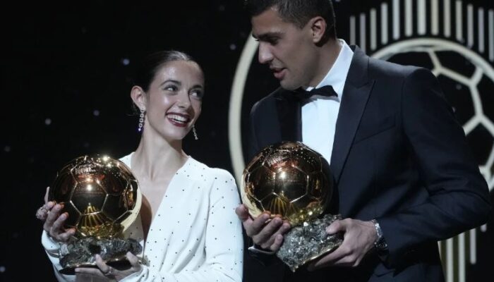 Pemenang Ballon d’Or 2024: Rodri dan Aitana Bonmati, Real Madrid dan Vinicius Junior Protes