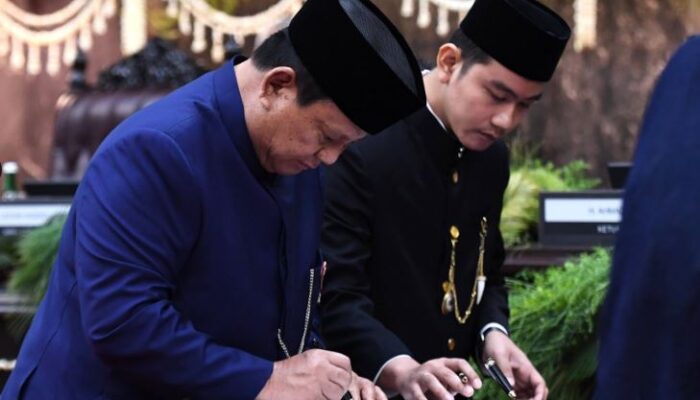 Prabowo Subianto dan Gibran Rakabuming Raka Resmi Dilantik Sebagai Presiden dan Wakil Presiden Republik Indonesia 2024-2029