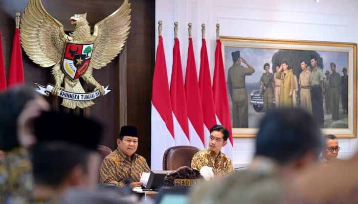 Sidang Kabinet Paripurna Perdana Presiden Prabowo Subianto di Jakarta