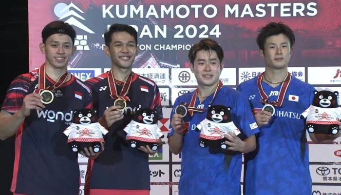 Ganda Putra Bulu Tangkis Indonesia Fajar/Rian Juara Kumamoto Masters 2024, Kalahkan Hoki/Kobayashi di Final