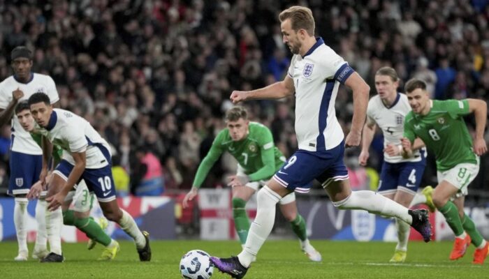 Inggris vs Irlandia: The Three Lions  Hancurkan Irlandia 5-0 di UEFA Nations League 2024/2025