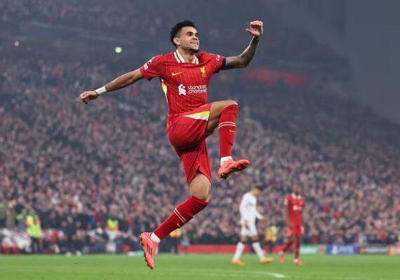 Liverpool vs Bayer Leverkusen 4-0: Luis Diaz Hattrick, The Reds Puncaki klasemen liga champions 2024/2025