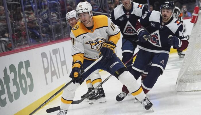 Samuel Girard Curi Puck dan Jadi Pahlawan Colorado Avalanche atas Nashville Predators