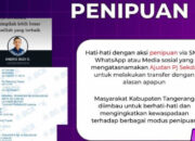 Waspada Terhadap Penipuan di Media Sosial: Imbauan dari Pemkab Tangerang