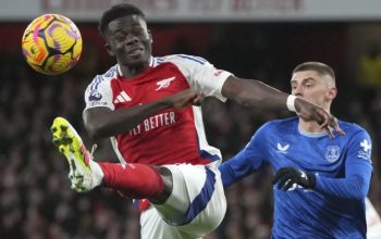 Arsenal Kehilangan Bukayo Saka Hingga Maret 2025