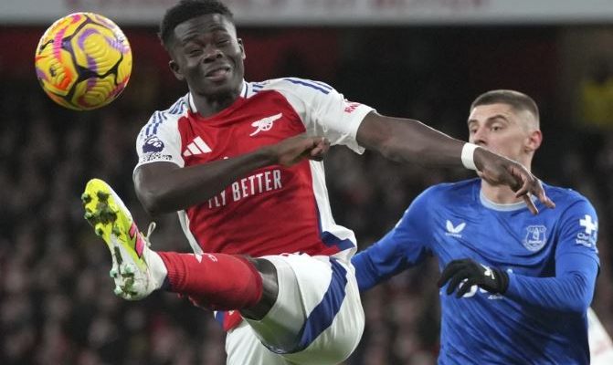 Arsenal Kehilangan Bukayo Saka Hingga Maret 2025