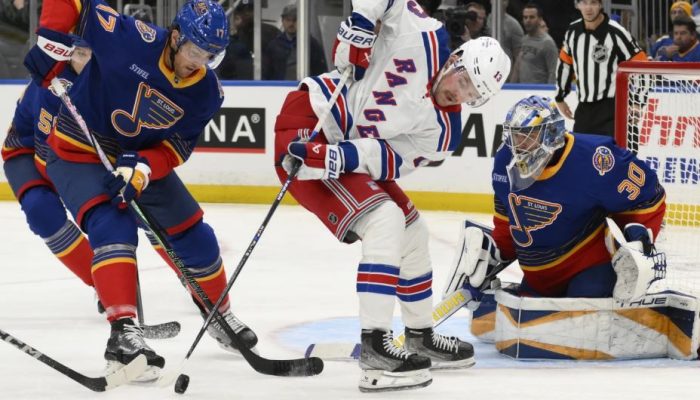 Blues Menang 3-2 atas Rangers, Joel Hofer Cemerlang dengan 26 Penyelamatan