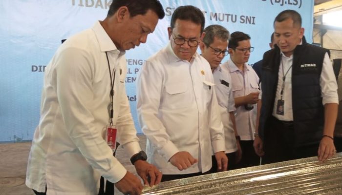 Kemendag Amankan Produk Baja Lembaran Lapis Seng (Bj.LS) Tak Sesuai SNI Senilai Rp23,76 Miliar