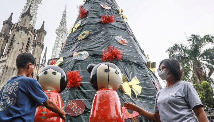 Misa Natal 2024 di Gereja Katedral Jakarta: Perayaan Natal dengan Sentuhan Budaya Nusantara dan Daur Ulang