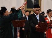 Prabowo Lantik Sjafrie Sjamsoeddin dan Donny Ermawan Taufanto sebagai Ketua Harian dan Sekretaris Dewan Pertahanan Nasional