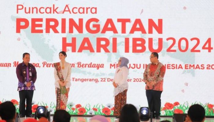 Puncak Peringatan Hari Ibu ke-96 di Kota Tangerang: Ibu Wakil Presiden Selvi Ananda Hadiri Acara Bersama Menteri PPPA