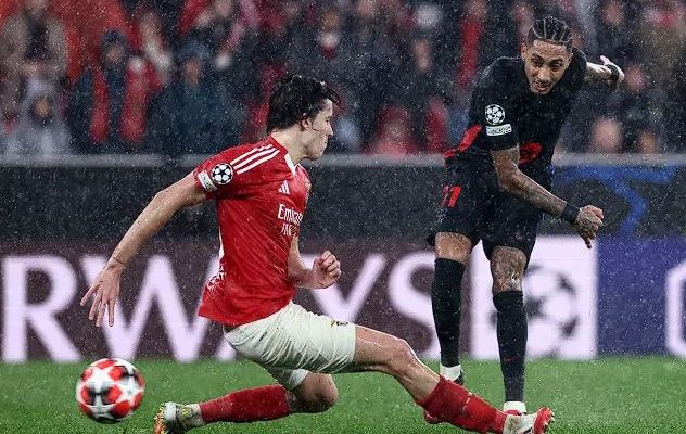 Raphinha Cetak Gol Dramatis, Barcelona Tundukkan Benfica 5-4 di Liga Champions