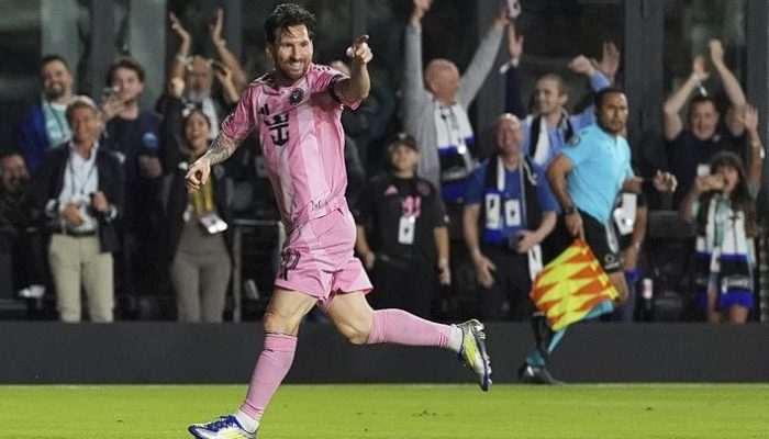 Gol Cepat Lionel Messi bawa Inter Miami Menang 3-1 atas Sporting Kansas City di Piala Champions CONCACAF