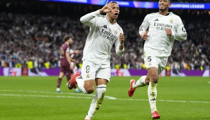 Madrid vs Man City: Kylian Mbappe Cetak Hattrick, Real Madrid Melaju ke 16 Besar Liga Champions