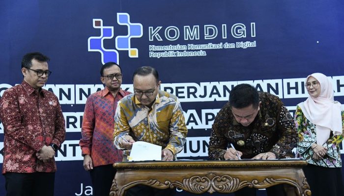 Serah Terima Aset Tanah untuk Digital Talent Center Antara Kementerian Komdigi dan Pemerintah Kabupaten Bekasi