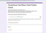 Sertifikasi Halal Gratis untuk UMKM di Tangsel: Daftar Sekarang!