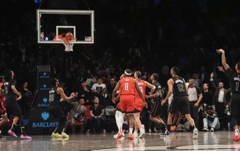 Tembakan 3 Angka Bawa Brooklyn Nets Menang Dramatis Atas Houston Rockets 99-97 di Barclays Center