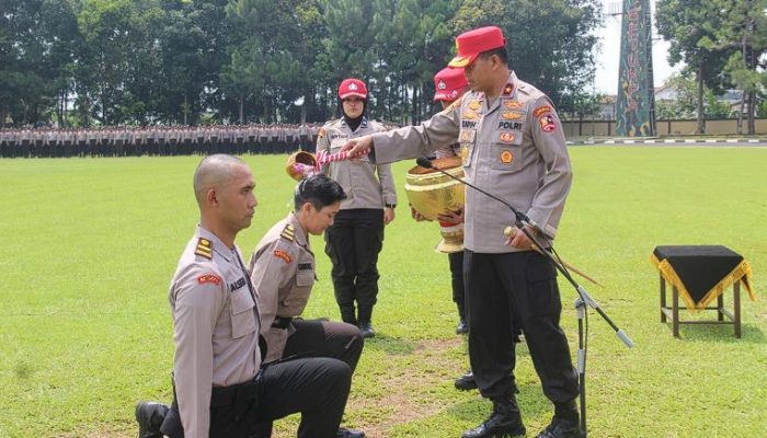 Brigjen Pol Dirin Resmikan Pembinaan Tradisi SIP Angkatan ke-54 di Setukpa Lemdiklat Polri