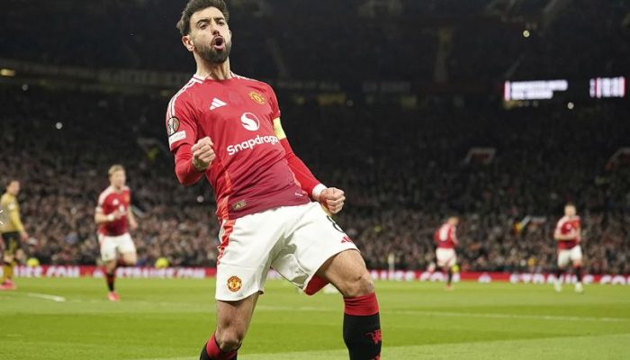 Bruno Fernandes Hat-trick di Laga Man Utd vs Real Sociedad, Manchester United ke Perempat Final Liga Europa 2024/2025