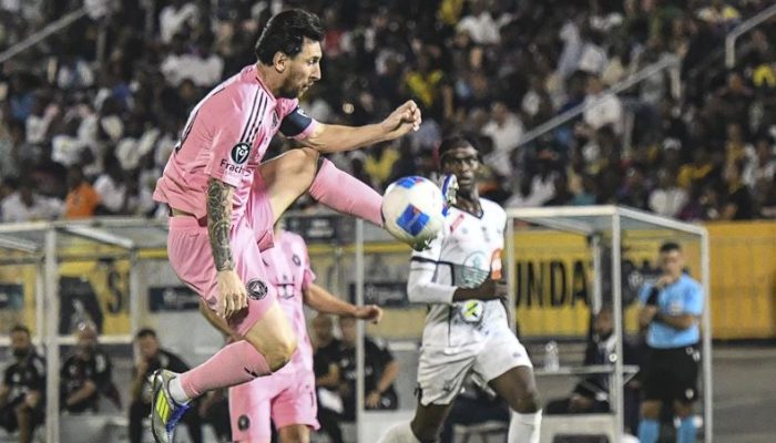 Gol Lionel Messi dan Luis Suarez di Laga Cavalier S.C. vs Inter Miami Bawa ke Perempat Final Piala Champions CONCACAF