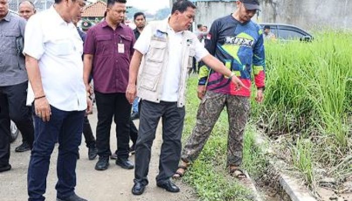 Moch. Maesyal Rasyid Tinjau Banjir di Taman Cisoka Indah dan Villago Residence