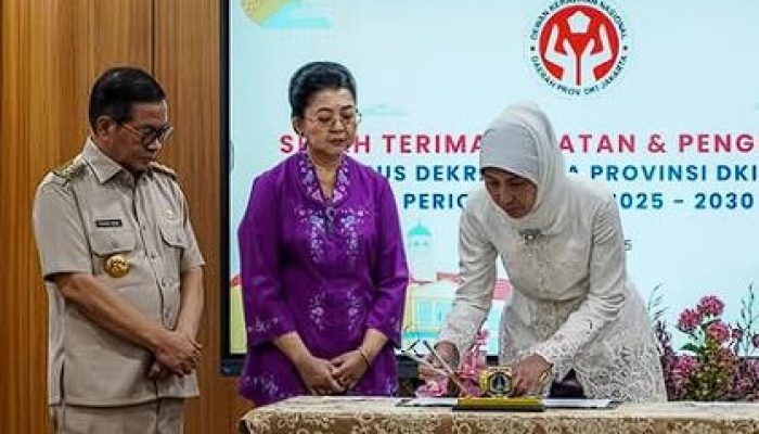 Pengukuhan Witri Yenny Arifin Sebagai Pengurus Dekranasda DKI Jakarta: Fokus Promosi Kerajinan Betawi di Pasar Global