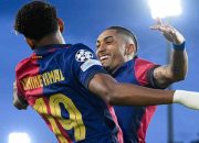 Raphinha dan Lamine Yamal Bintang di Laga Barcelona vs Benfica, Barca ke Perempat Final Liga Champions 2024/2025