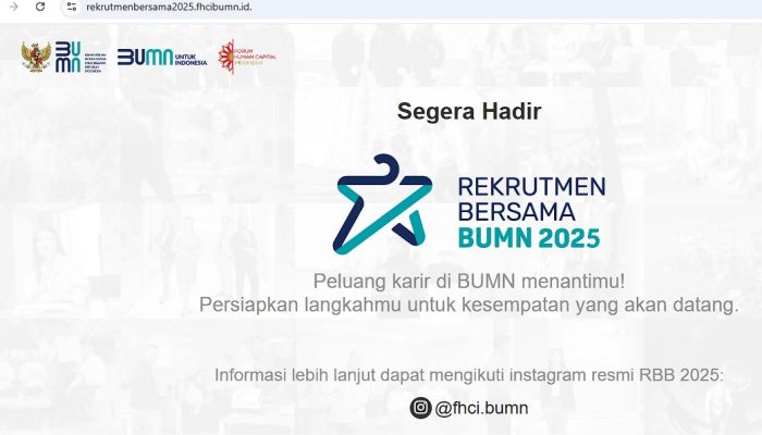 Rekrutmen Bersama BUMN 2025: Peluang Karier Terbuka di 107 Perusahaan BUMN