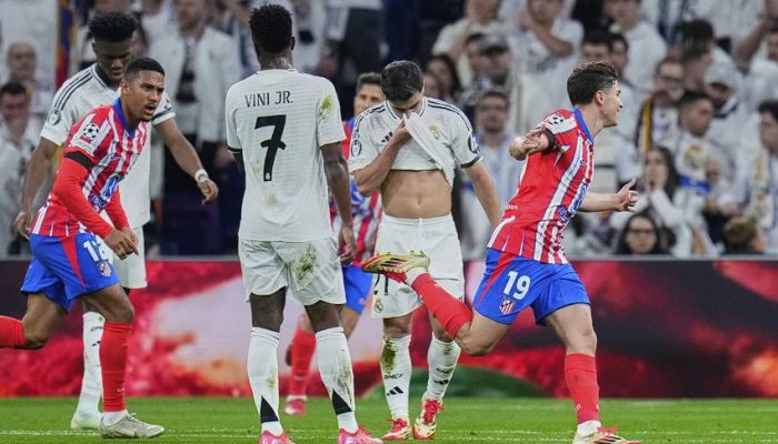 Skor Madrid vs Atletico Madrid: Gol Indah Julian Alvarez di Bungkam Brahim Diaz dari Los Blancos di Liga Champions